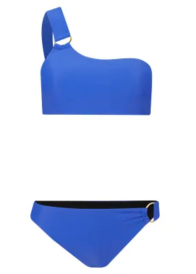 Bikini tipo bandeau (2 piezas) Azul oscuro